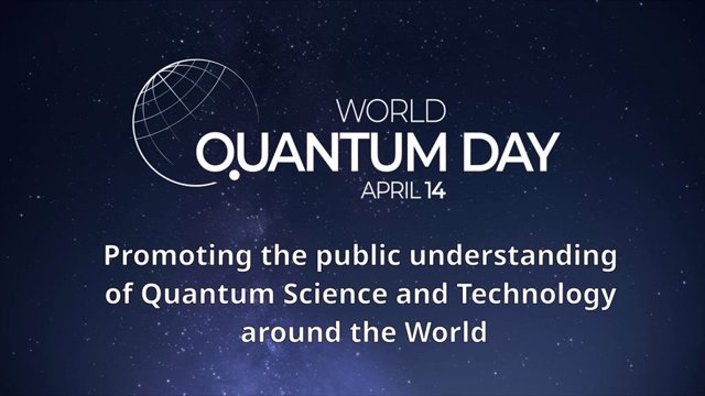 Cartel de actividades con motivo del Día Mundial de la Computación Cuántica