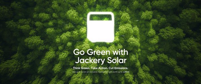 Go Green with Jackery Solar (PRNewsfoto/Jackery)
