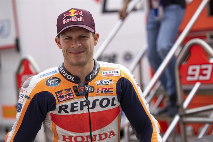 El piloto alemán Stefan Bradl durante un Gran Premio