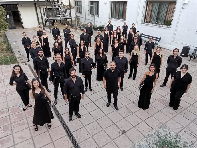 Componentes del Joven Coro de Andalucía.