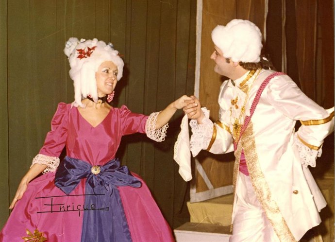 Valentín Redín en la obra de teatro 'La Cenicienta'.