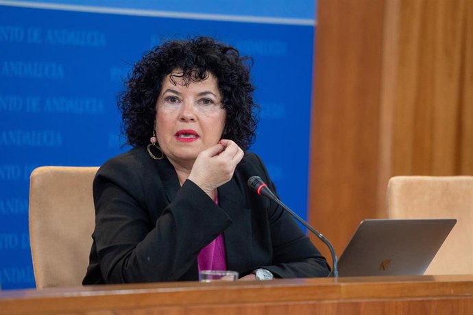 Archivo - La presidenta del Grupo Parlamentario Mixto-Adelante Andalucía, Maribel Mora, en una imagen de archivo. 