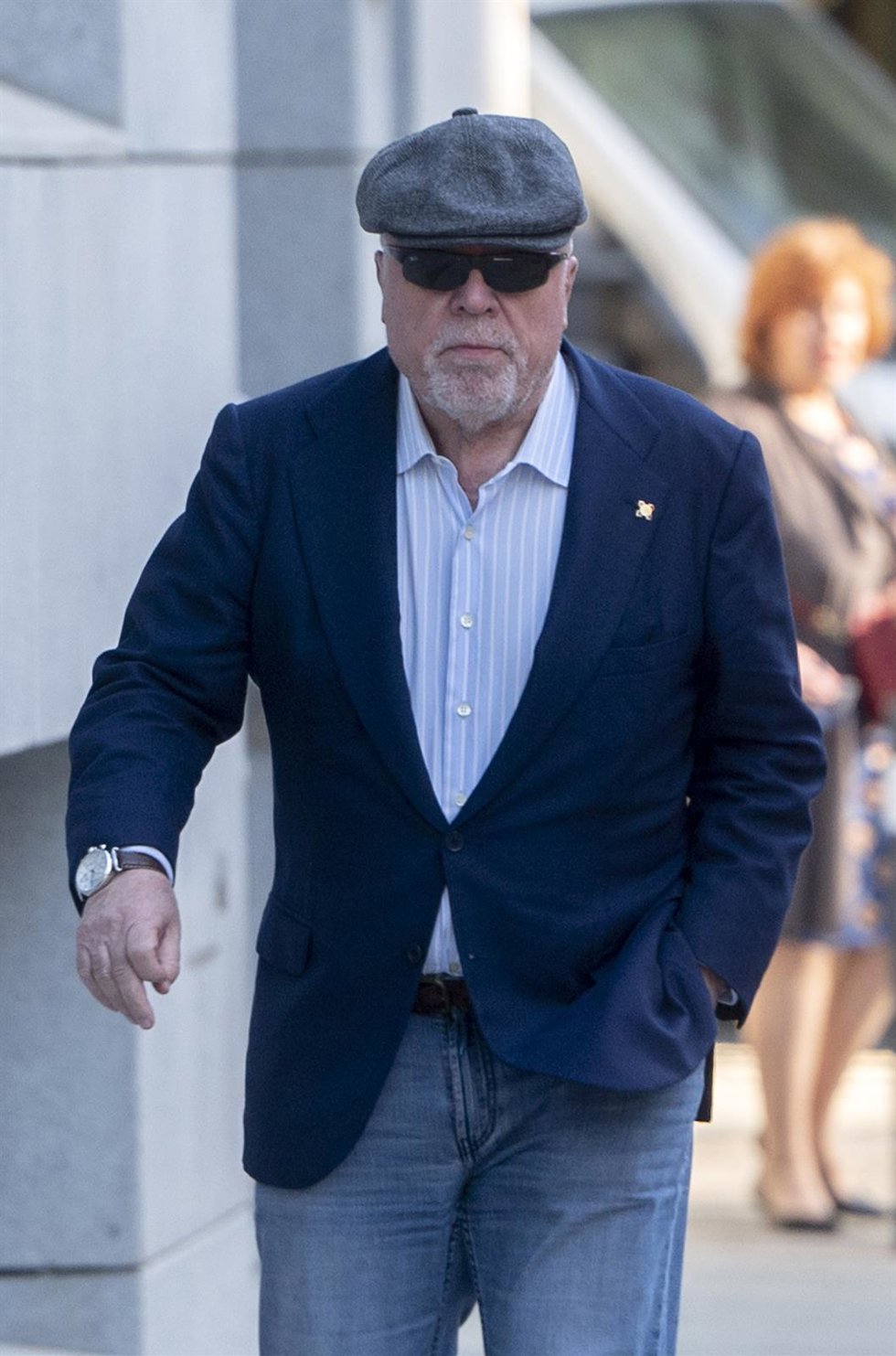 El comisario jubilado José Manuel Villarejo a su llegada a la Audiencia Nacional
