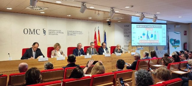 Rueda de prensa del Foro de Atención Primaria con motivo del Día de la Atención Primaria. En Madrid (España), a 12 de abril de 2023.