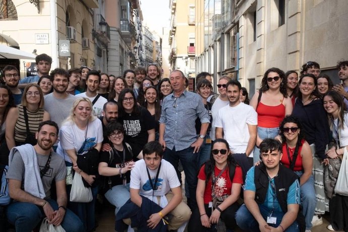 Visita de campaña de Joan Baldoví