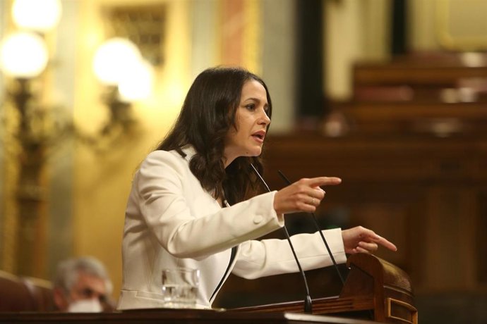 Archivo - La presidenta de Ciudadanos, Inés Arrimadas