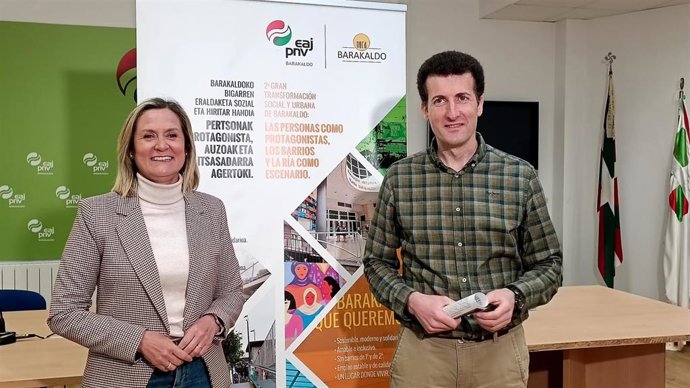 Amaia del Campo y Gorka Zubiaurre.