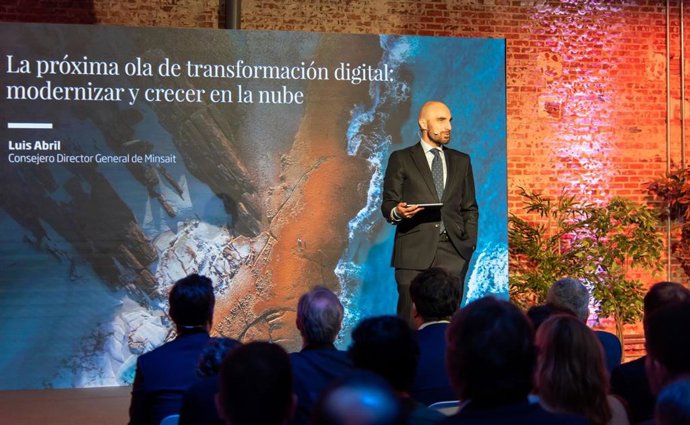 Archivo - El consejero ejecutivo de Indra y director general de Minsait, Luis Abril