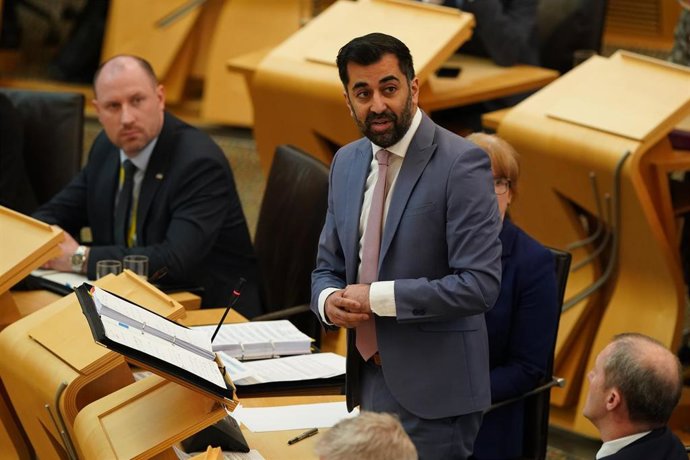 El ministro principal de Escocia, Humza Yousaf.