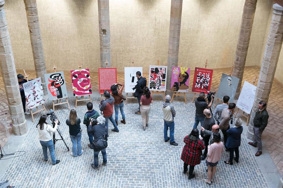 Archivo - El concurso del cartel anunciador de las fiestas de San Fermín 2023 recibe 465 obras, en su mayoría españolas