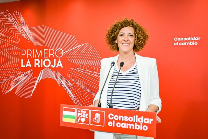 La secretaria de Organización del PSOE riojano, María Marrodán