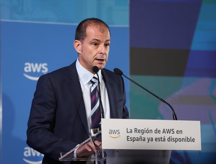 Archivo - El director general de AWS para Iberia, Miguel Álava