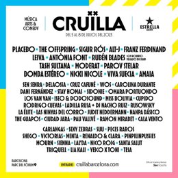 Cartel del Festival Crulla 2023