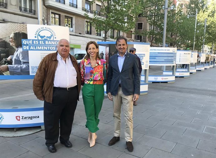 Presentación de la exposición que difunde la labor del Banco de Alimentos