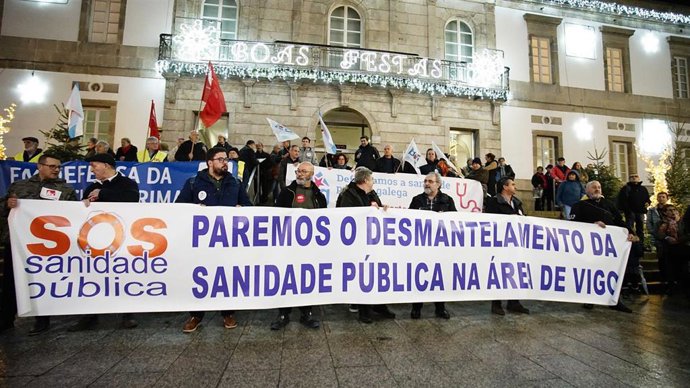 Archivo - Protesta en defensa de la Atención Primaria
