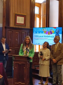 La Diputación recibe el reconocimientos 'ODS Local Andalucía' por impulsar la Agenda 2030.
