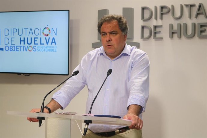 El portavoz del PP en la Diputación de Huelva, Juan Carlos Duarte.