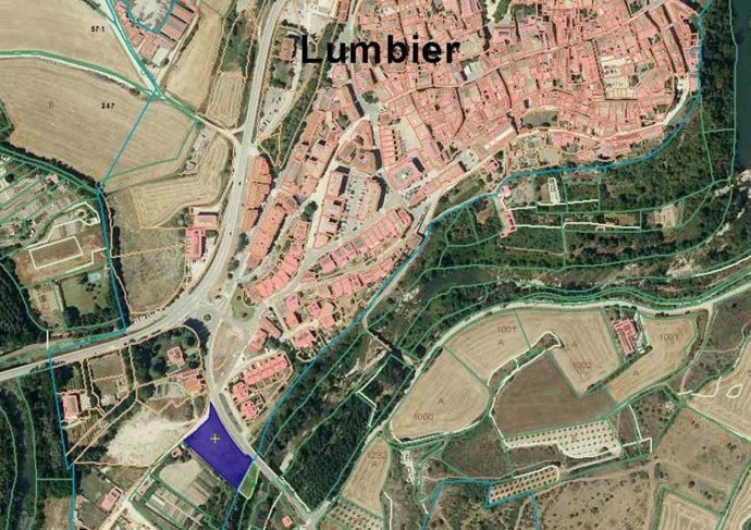 Emplazamiento del intercambiador de Lumbier.