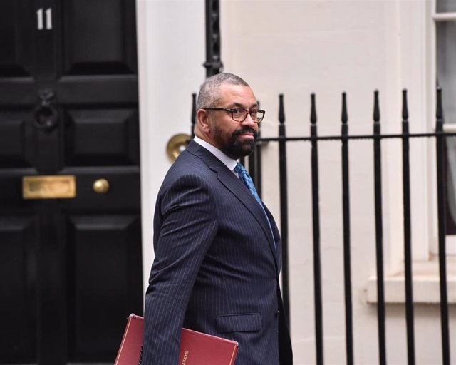 Archivo - El ministro de Exteriores de Reino Unido, James Cleverly