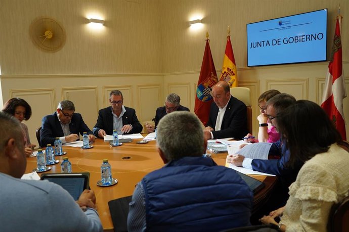 Reunión de la Junta de Gobierno de la Diputación de Segovia.