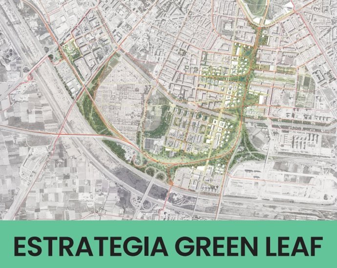 El proyecto Green Leaf, ganador del concurso de ideas convocado por el Ayuntamiento de Valncia para diseñar el Corredor Verde VLC Sur.