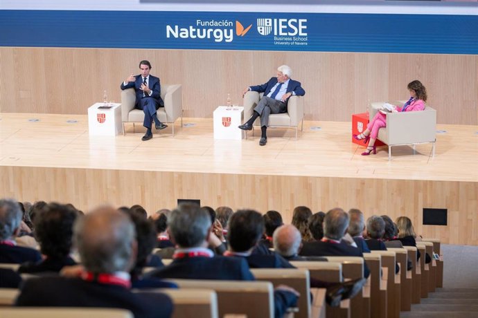Nota Informativa Fundación Naturgy: Los Expresidentes Del Gobierno Felipe González Y José María Aznar Debaten Sobre Geopolítica Y Energía