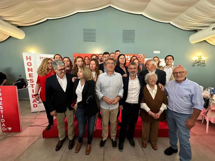 Presentación de la lista de candidatos del PSOE a las elecciones municipales de Marbella