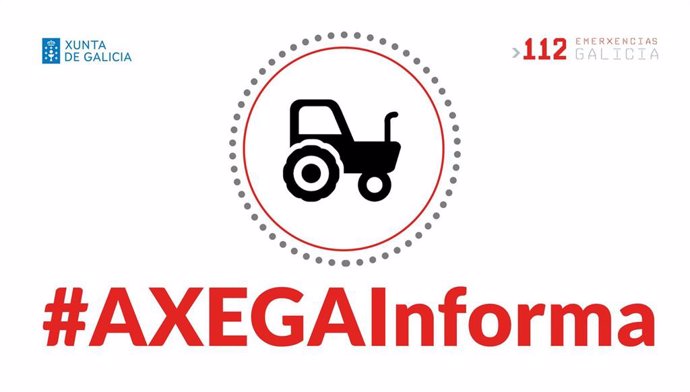 Archivo - #AXEGAInforma accidente tractor.