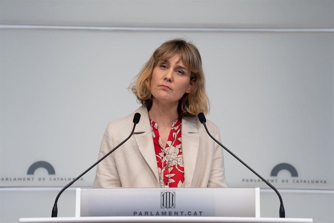 La líder de los comuns en el Parlament, Jéssica Albiach, en una foto de archivo