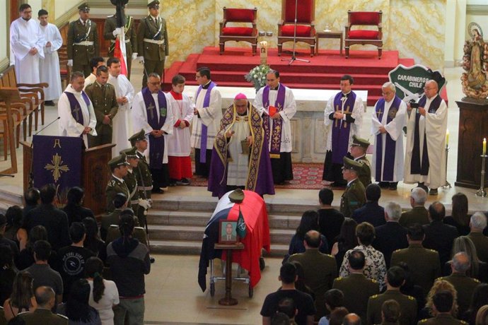 Misa en la Catedral de Rancagua en honor al carabinero Daniel Palma