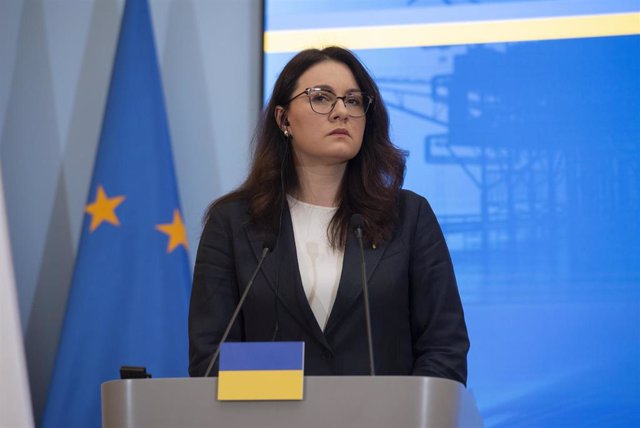 Archivo - La vice primera ministra y ministra de Economía de Ucrania, Yulia Sviridenko