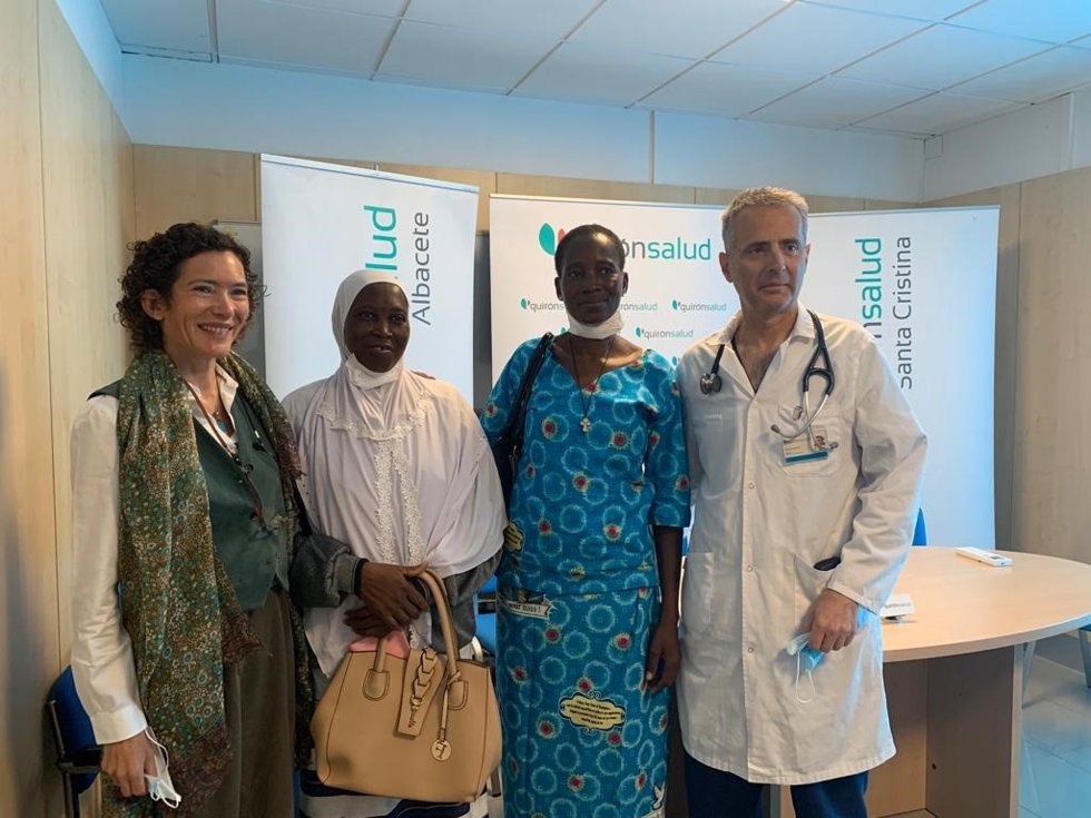 Fundación Recover y el Hospital Quirónsalud de Albacete tratan cardiopatías graves en pacientes de África subsahariana