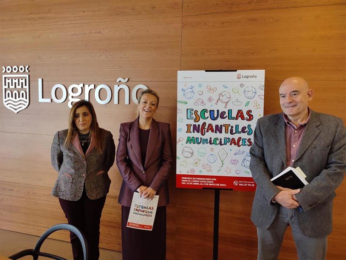 Del Campo, Nalda y Esteban, en la presentación.