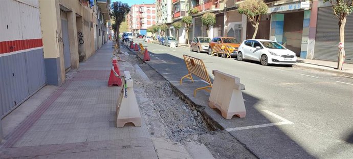 El Ayuntamiento de Logroño inicia las obras en la calle San Prudencio para mejorar aceras, pasos peatonales y alcorques