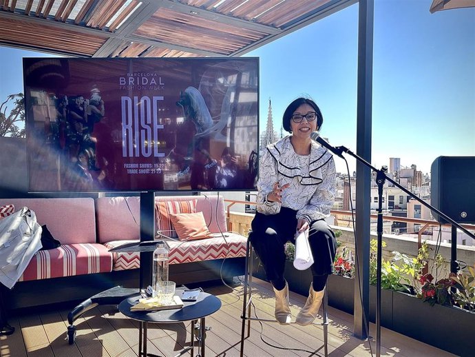 La directora de BBFW, Albasarí Caro, este jueves en Barcelona