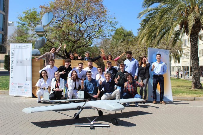 La aeronave 'Stingray' de la Universitat Politcnica de Valncia (UPV) es uno de los cinco prototipos europeos seleccionados para participar en la SAE Aero Design West de Texas