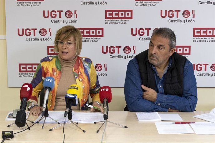 Amor Pérez y Pablo Soria abordan la situación del sector siderometalúrgico en Soria.