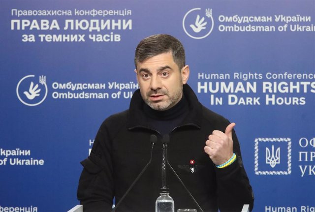 Archivo - El jefe de la comisión de Derechos Humanos del Parlamento de Ucrania, Dimitro Lubinets.