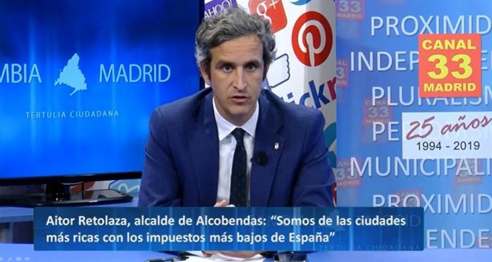 Aitor Retolaza, alcalde de Alcobendas