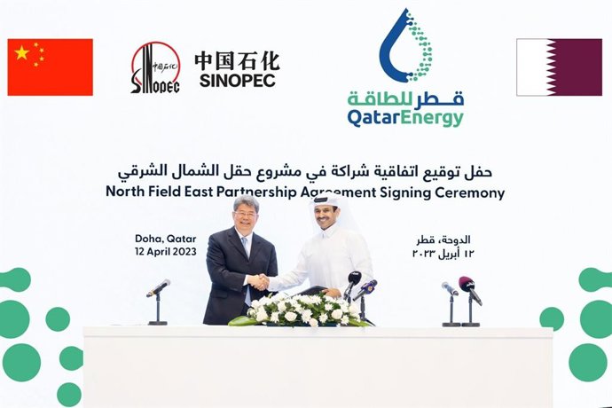 Sinopec to Take 1.25 Percent Shares in Qatars North Field East LNG Expansion Project.