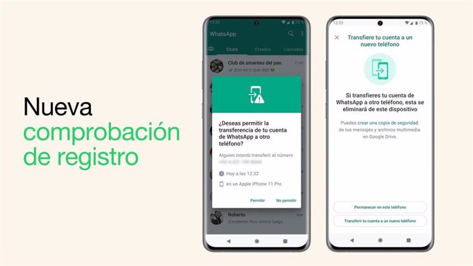 WhatsApp implementa nuevas funciones de seguridad como la comprobación de registro.