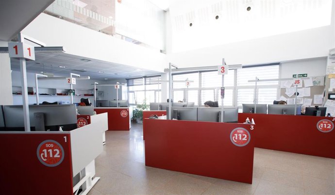 Imagen de la sala del 112