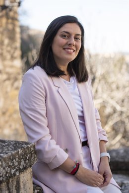 La candidata del PP a la Alcaldía de Cuenca, Beatriz Jiménez.