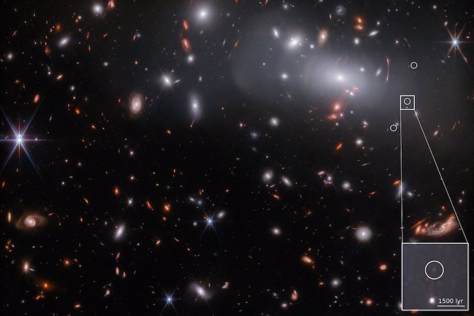 Esta galaxia equivale a una millonésima parte de la Vía Láctea