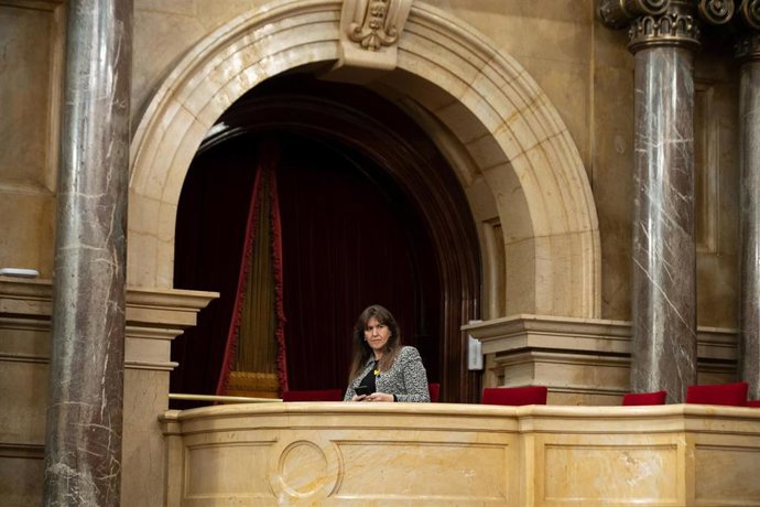 Archivo - La presidenta de Junts y expresidenta del Parlament, Laura Borrs