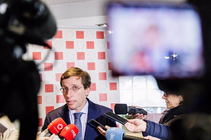 El alcalde de Madrid y candidato del PP en Cibeles, José Luis Martínez-Almeida.