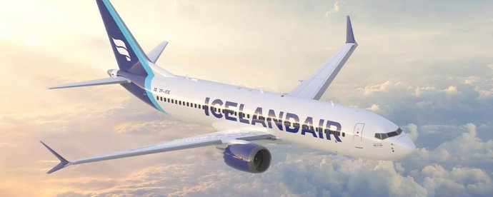 Archivo - Avión de la aerolínea islandesa Icelandair.