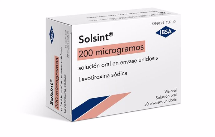 Archivo - 'Solsint' (Levotiroxina Sódica), Del Laboratorio IBSA, Utilizado Contra El Hipotiroidismo Y El Hipertiroidismo.