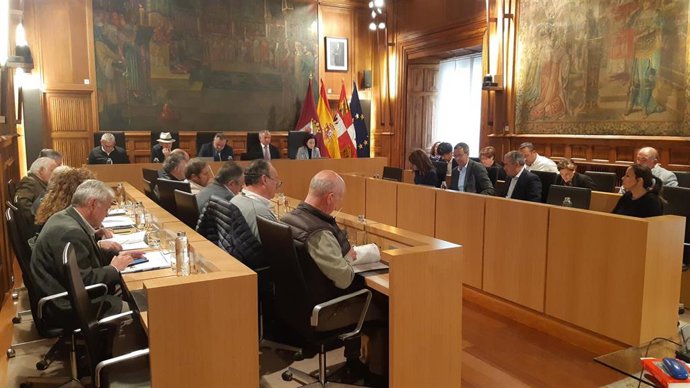 Pleno extraordinario de la Diputación de León
