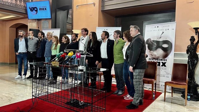 Presentación en Cádiz de la gala de los Premios Max